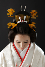 ドレスショップヴェローナ 和婚 神社 神前式 文金高島田 日本髪